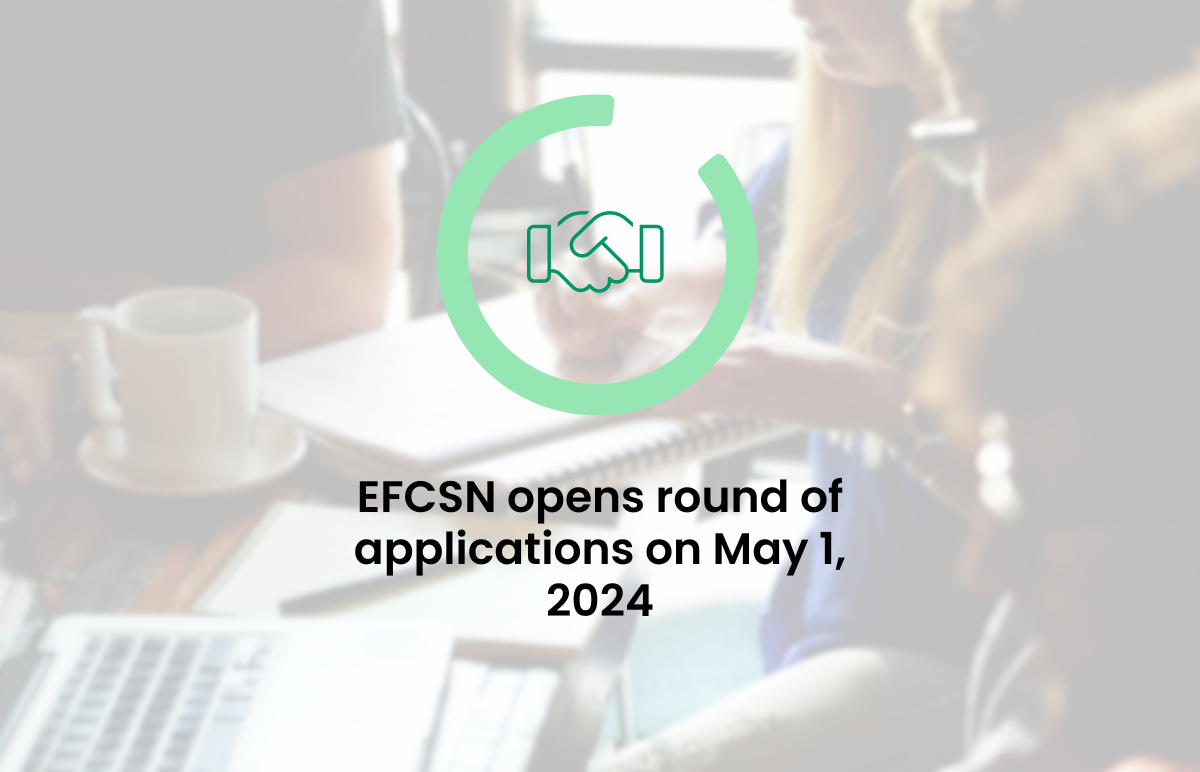 EFCSN opens round of applications on May 1, 2024