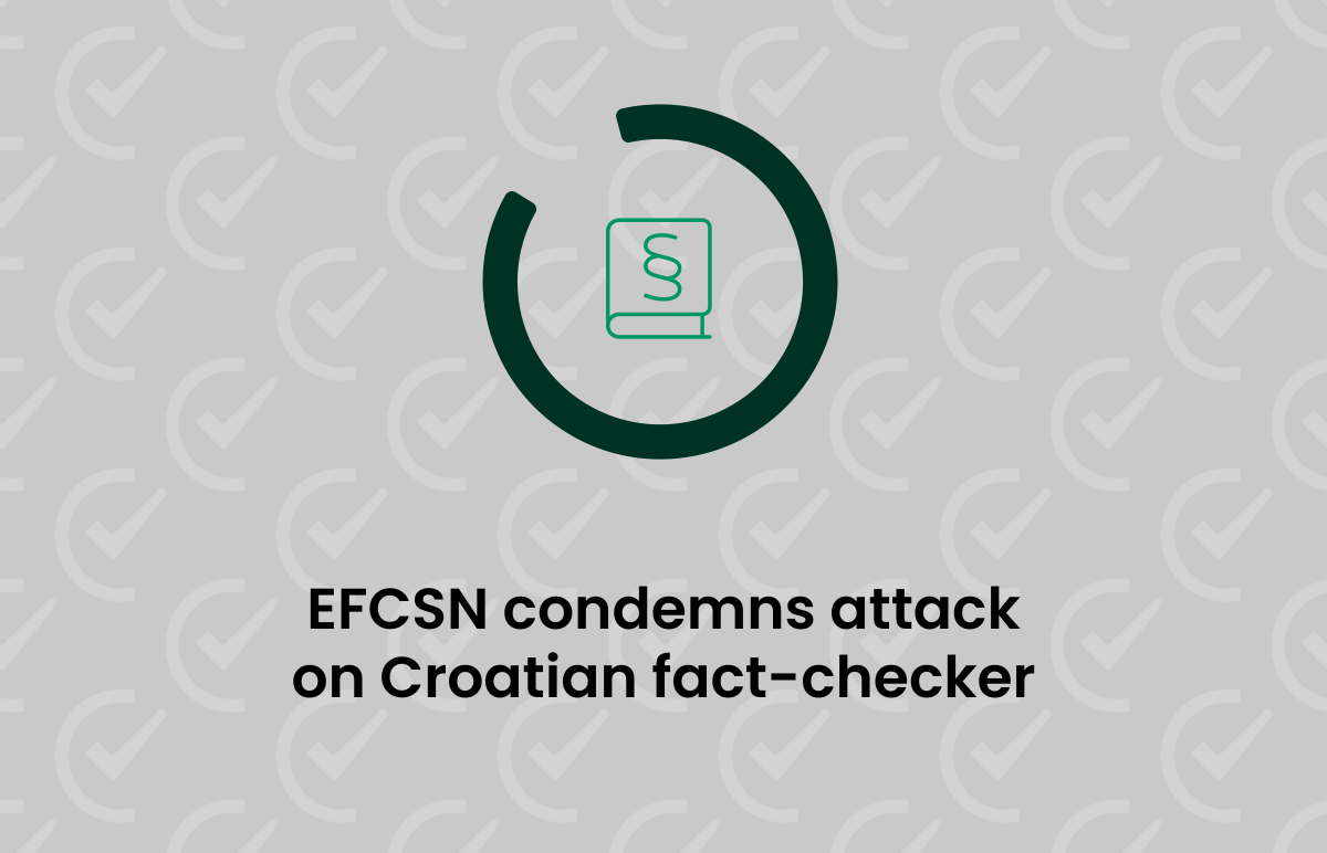 EFCSN condemns attack on Croatian fact-checker