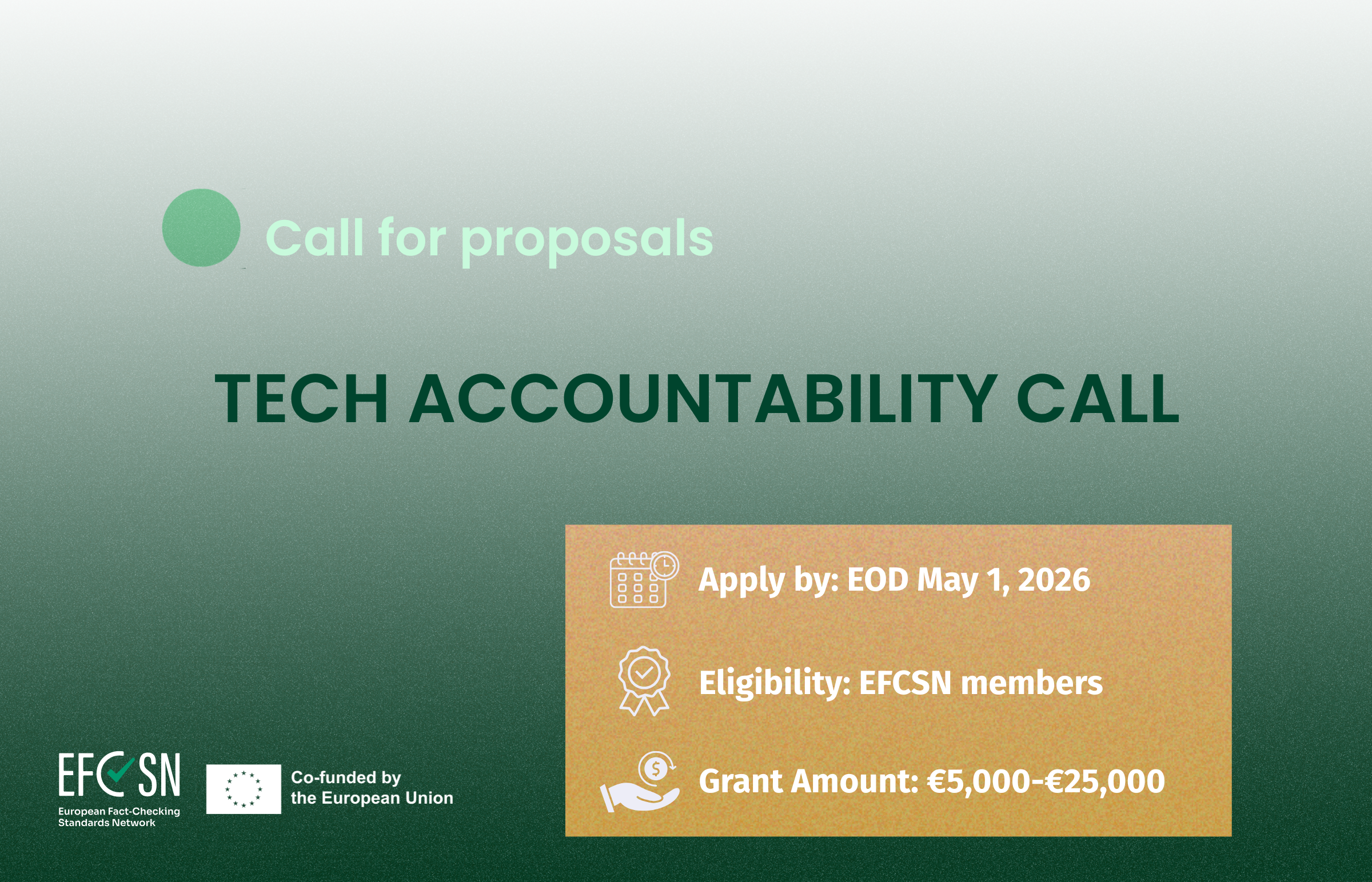EFCSN Tech Accountability Call: Investigating Digital Platforms and AI Risks